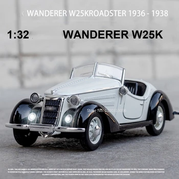 1/32 Wanderer W25K klasik Alaşım pres döküm model araç simülasyon araçları Model oyuncak ses ve ışık geri çekin araba çocuk oyuncak hediyeler