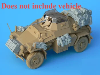 1:35 Ölçekli Reçine döküm Zırhlı Araç Tank arabası Parçaları Modifikasyonu İçermez Boyasız Tankı Modeli