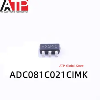 10 ADET ADC081C021CIMK / NOPB ADC081C021CIMK SOT23-6 X34C Orijinal envanter entegre çip IC'ler