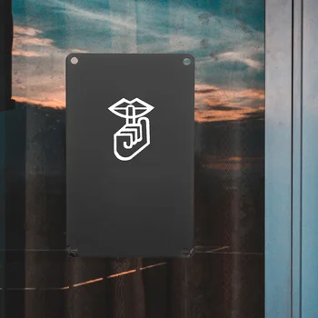 10 Adet Çok fonksiyonlu Kapı İşaretleri ofis kapısı Metal Boş İşaretleri Pratik DIY Boş İşaretleri
