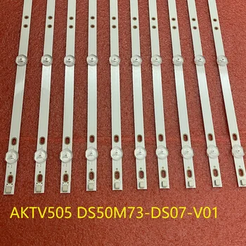 100 adet / grup LED Arka ışık çubuğu AKAI AKTV505 TI4910DLEDDS C50ANSMT-4K DS50M73-DS07-V01 DSBL-WG 2W2006-DS50M7301-01