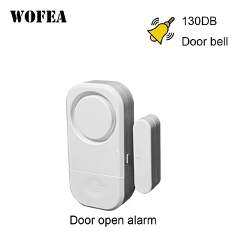 130DB Kapı Açık Alarm Sensörü Kapı dedektörü ile 130db kapı zili fonksiyonu 3 Seviye Ses Ayarı 5 Çalışma Modeli Değiştirilebilir
