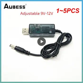1~5 ADET DC Güç Kablosu Evrensel USB DC Jack şarj kablosu Güç fişli kablo Konnektör Adaptörü Yönlendirici için Mini Fan Hoparlör