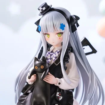 21cm Anime Kız Frontline Aksiyon Figürleri Siyah Kedi Ver Kawaii Heykelcik Pvc Masa Dekorasyon Süs noel hediyesi Çocuklar İçin