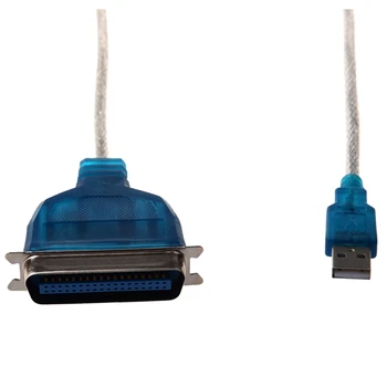 2X USB'den Paralel IEEE 1284 Yazıcı Adaptör Kablosu PC'ye (Eski Paralel Yazıcınızı Bir USB Bağlantı Noktasına Bağlayın)