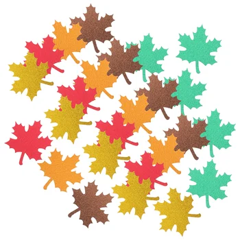 30 adet El Sanatları Akçaağaç Yaprakları Güz Akçaağaç Yaprağı Glitter Akçaağaç Yaprakları Güz Çiftlik Evi Akçaağaç Yaprağı Kağıt Dekorları Karışık Renk