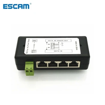 4 Port 8 portsPoE Enjektör PoE Güç Adaptörü Ethernet Güç Kaynağı Pimi 4,5(+)/7,8(-) Giriş DC12V-DC48V IP Kamera için