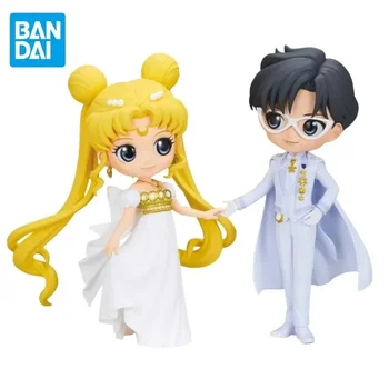 Bandai Qposket Orijinal Sailor Moon Anime Figürü Düğün Tsukino Usagi Çocuk Oyuncakları Ev Araba İç Dekorasyon Koleksiyon Modeli