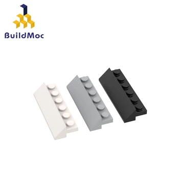 BuildMoc 10 ADET Toplar Parçacıklar 2875 2x6x (2 / 3) eğimli (Buzlu Malzeme) tuğla Yapı Taşları Değiştirilebilir Parça Oyuncaklar