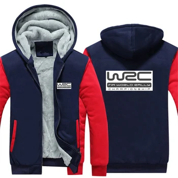 Dünya Ralli Şampiyonası WRC 2023 Yeni Erkek Sonbahar ve Kış Kalınlaşmak Sıcak Pamuk Eşofman Rahat Uzun Kollu Hoodie