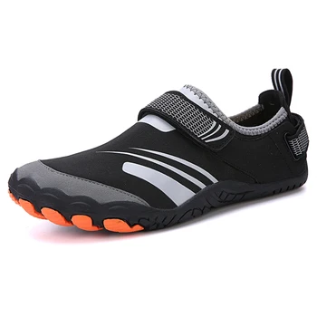 Erkekler Aqua Ayakkabı Yalınayak Su Ayakkabı Yüzme plaj ayakkabısı Nefes Beş Parmak Sığ Sneakers Yaz Açık Sandalet 2023