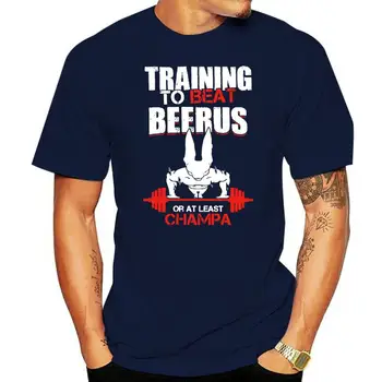 Eğitim Yenmek için Beerus Veya En Azından Champa T Shirt Tee Gömlek Artı Boyutu 5xl Tasarımı Resmi Komik İnce Yaz Tarzı Gömlek