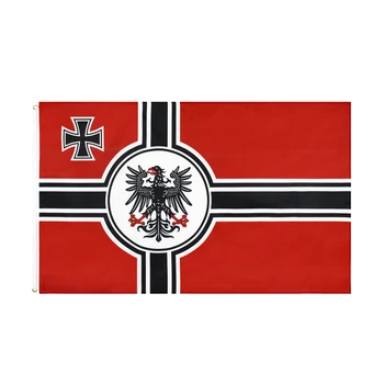 FLAGHUB 60x90 90X150cm Alman DK Reich İmparatorluğu Bayrağı Dekorasyon İçin
