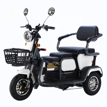 Fabrika satış yeni model üç tekerlekli elektrikli bisiklet 48 V / 60 V üç tekerlekli yüksek kaliteli üç tekerlekli elektrikli motosiklet