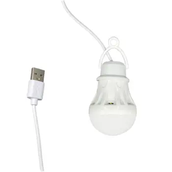 Fener Taşınabilir Kamp lambası Mini Ampul 5V USB güç kitap ışık okuma Öğrenci çalışma masası Lambası süper Parlak Açık