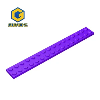 Gobricks 10 ADET Blok Parçaları Plaka 2x16 ile uyumlu 4282 adet çocuk blok oyuncaklar yapı taşı Parçacıklar Plaka