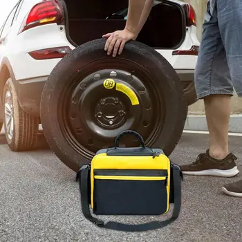 Hava pompası Durumda Araba Şişirme Pompası saklama çantası Taşınabilir Araba Lastik Şişirme Akıllı Dijital Şişme Pompa saklama kutusu Araba İçin