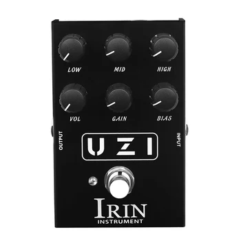 IRIN AN-35 UZI Gitar Efektleri Pedal Ağır Metal Bozulma Arasında Kolayca Geçiş İngiliz Bozulma ve Amerikan Bozulma
