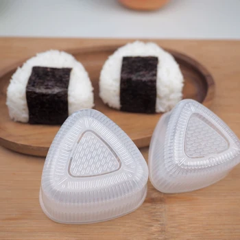 Japon üçgen pirinç topu kalıp suşi pişirme yosun pirinç kalıp karikatür pirinç bento DIY aracı