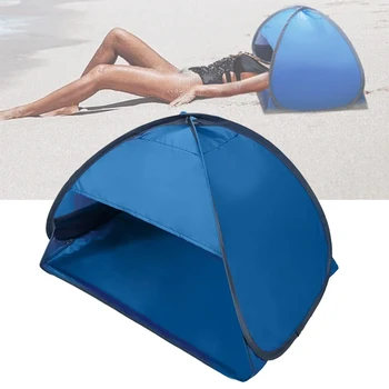 Kafa Tente Çadır Kamp Kumlu Plaj Uyku Taşınabilir Açık Güneş Koruyucu Kafalık Anti UV Parlama Çadır Kurulum Ücretsiz WJT015