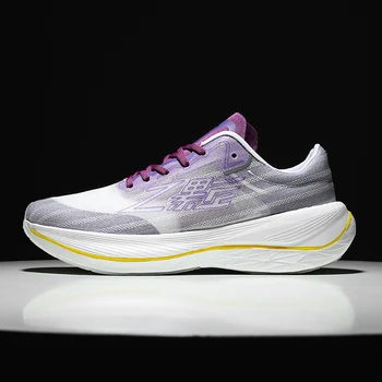 Karbon tabak Yastıklama Erkekler koşu ayakkabıları Kadınlar için Breathalbe Ultralight Atletik Spor koşu ayakkabıları Eğitim Sneakers Erkekler