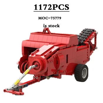 Klasik Tarım Makineleri AP53 Yüksek Basınçlı Balya Makinesi MOC-75779 1172 adet Yapı Taşı Oyuncak Modeli Yetişkin çocuk BirthdayGift