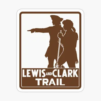 Lewis Ve Clark Trail 5 ADET Araba Çıkartmaları Dekor Oturma Odası Duvar Tampon Arka Plan Dizüstü Su Şişeleri Komik Araba Çıkartmaları