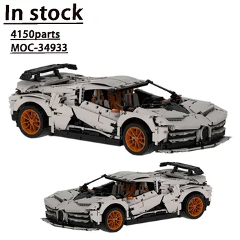 MOC-34933 Klasik Film Supercar Parça Spor Araba Dikiş Yapı Taşları 1: 8 Modeli * 4150 Parçaları çocuklar için doğum günü hediyesi Oyuncaklar