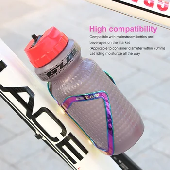 MTB Yol Bisikleti Su şişe kafesi Montaj Alüminyum Alaşımlı Degrade Güçlü Sağlam Şişe Tutucu Su Bardağı Bisiklet Aksesuarları