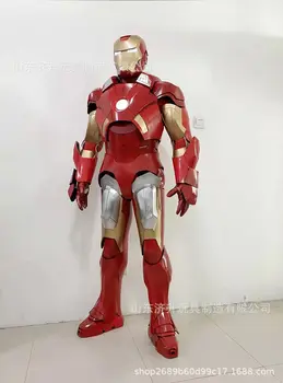 Marvel Demir Adam Yetişkin Giyim Demir Adam 1: 1 Gerçek İnsanlar Giyen Giyim Sahne Zırh Cosplay Anime Robotlar Takım Seti Oyuncak doğum günü hediyesi