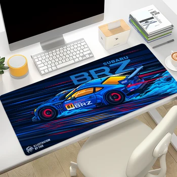 Masa Mat Subaru BRZ Moused Pad Fare Japon Arabalar Playmat Klavye Oyun Paspaslar Pc Oyun Aksesuarları Xxl Mousepad Hızlı Masa Pedi