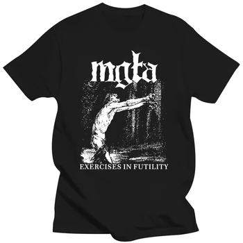 Mgla Egzersiz Futulity daha dowm yuva T gömlek erkekler erkekler baskı polonya Siyah metal grubu özel tişört BÜYÜK BOY S-XXXL