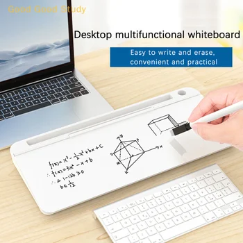 Mini Beyaz Tahta yazı tahtası Masaüstü Klavye Iş Ofis Silinebilir Not Memo Kurulu masa üstü organiser Damla Nakliye