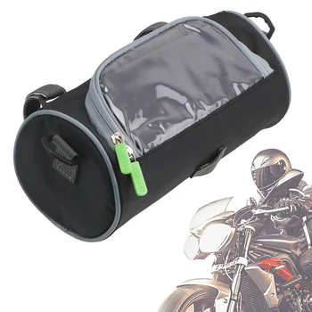 Motosiklet Aksesuarları Motosiklet Elektrikli Araba Ön Gidon saklama çantası Konteyner Cep telefonu Dokunmatik Ekran saklama çantası