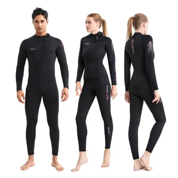 Neopren Wetsuit Erkekler Kadınlar 5mm Wetsuit sörf takım elbise Uzun Kollu dalgıç kıyafeti Kitesurf Mayo Döküntü Muhafızları Roupa De Mergulho