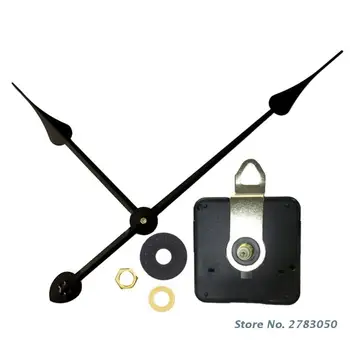 Saat Hareketi Saat Eller Sessiz Kuvars saat motoru Kiti DIY Onarım Parçaları Değiştirme 18mm Toplam Şaft Uzunluğu