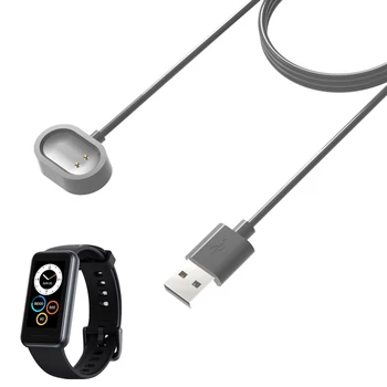 Smartwatch şarj ünitesi adaptörü USB şarj kablosu Güç şarj kablosu Standı Realme için Band 2 RMW2010 Akıllı Aksesuarlar