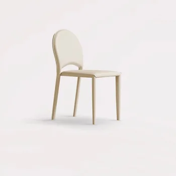 Tasarımcı Beyaz Sandalye Accent Oturma Odası Mutfak Lüks yemek sandalyeleri Ergonomik Modern Fauteuils De Salon dış mekan mobilyası