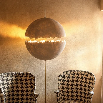 Tasarımcı sanat dekoratif zemin lambası İskandinav basit yaratıcı sergi salonu oturma odası modeli odası yatak odası atmosfer zemin lambası