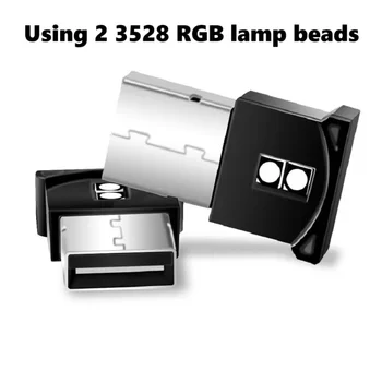 Taşınabilir Mini USB LED RGB Ortam Neon lamba fişi Ve Çalıştır Atmosfer Akıllı Gece Lambası Ev Dekorasyon için