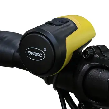 USB Şarj edilebilir Bisiklet Motosiklet Elektrikli Boynuz Loud Gidon Alarm zil Anti-Hırsızlık Su Geçirmez Bisiklet Aksesuarları