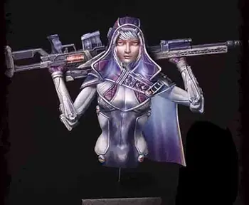 Yeni Demonte 1/10 antik fantezi kadın savaşçı büstü Reçine Şekil Boyasız model seti