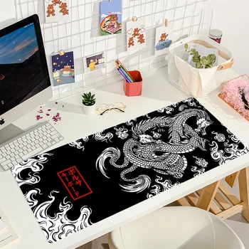 Çin Ejderha Oyun Mouse Pad Özel Büyük Ev MousePad Masa Paspaslar klavye pedi Doğal Kauçuk kaymaz Yumuşak ofis masası Mat