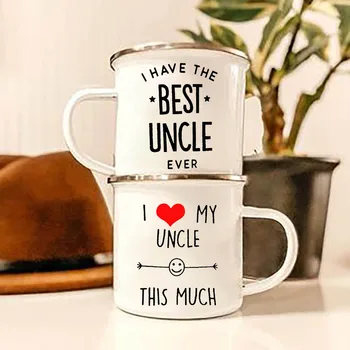 Şimdiye kadarki en iyi amcaya sahibim Kahve kupası Amcamı bu kadar çok seviyorum kupalar Amca Hediye Doğum Günü Hediyeleri amca kayınbiraderi için