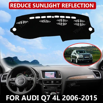 Audi için Q7 4L 2006-2015 Araba Dashboard Kapak Mat Oto Güneş Gölge yastık pedi İç Koruyucu halı döşeme Aksesuarları