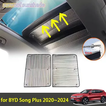 BYD Şarkı Artı DM-ı EV 2024 2023 2022 2021 2020 Aksesuar Sunroof Güneşlik Çatı Güneş Koruyucu ısı Yalıtımı Ön Cam Şekillendirici