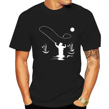 Balıkçılık Sinek Balıkçı Güneş sinek alabalık somon steelhead akışı nehir Erkek T Shirt