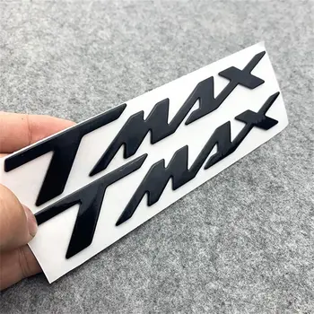 Basit Motosiklet Çıkartmalar TMAX 500 530 Tmax Etiketler Çıkartmaları Tankı Vücut 3D Amblemi Logosu Oto Dekorasyon
