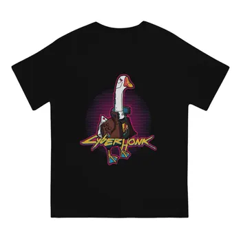 Başlıksız Kaz Korna Çan Oyunu Internet meme Adam TShirt CYBERHONK Bireysellik T Shirt Orijinal Tişörtü Hipster