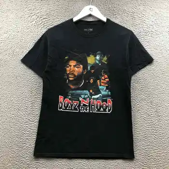 Boyz N Hood T-Shirt erkek küçük S kısa kollu grafik ekip boyun siyah uzun kollu
